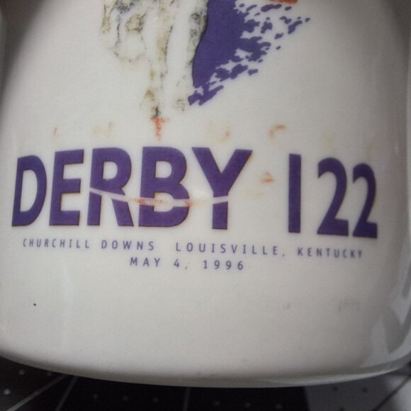 Coca-Cola Derby Week 1996 Churchill Downs Kentucky Derby 122 Mug White Ceramic - Picture 3 of 7